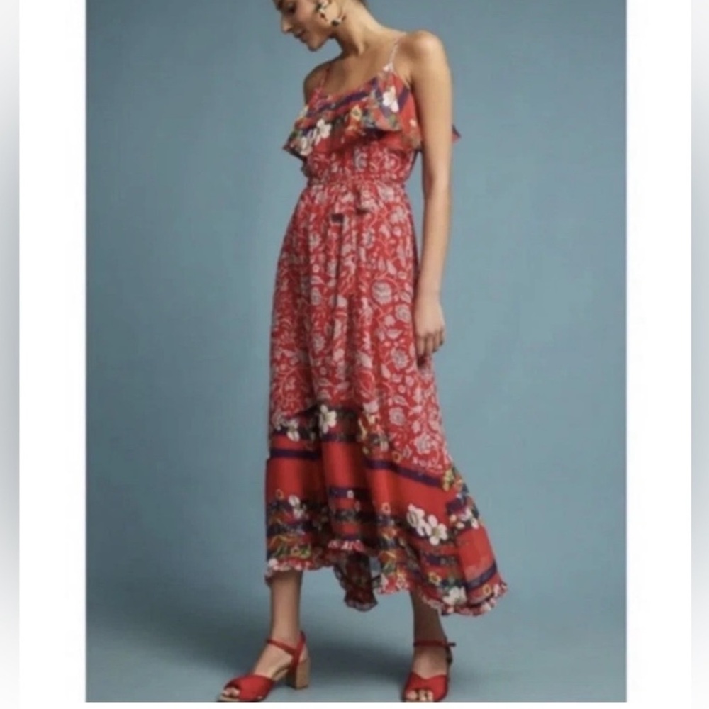 One September Anthropologie Floral Maxi Dress
